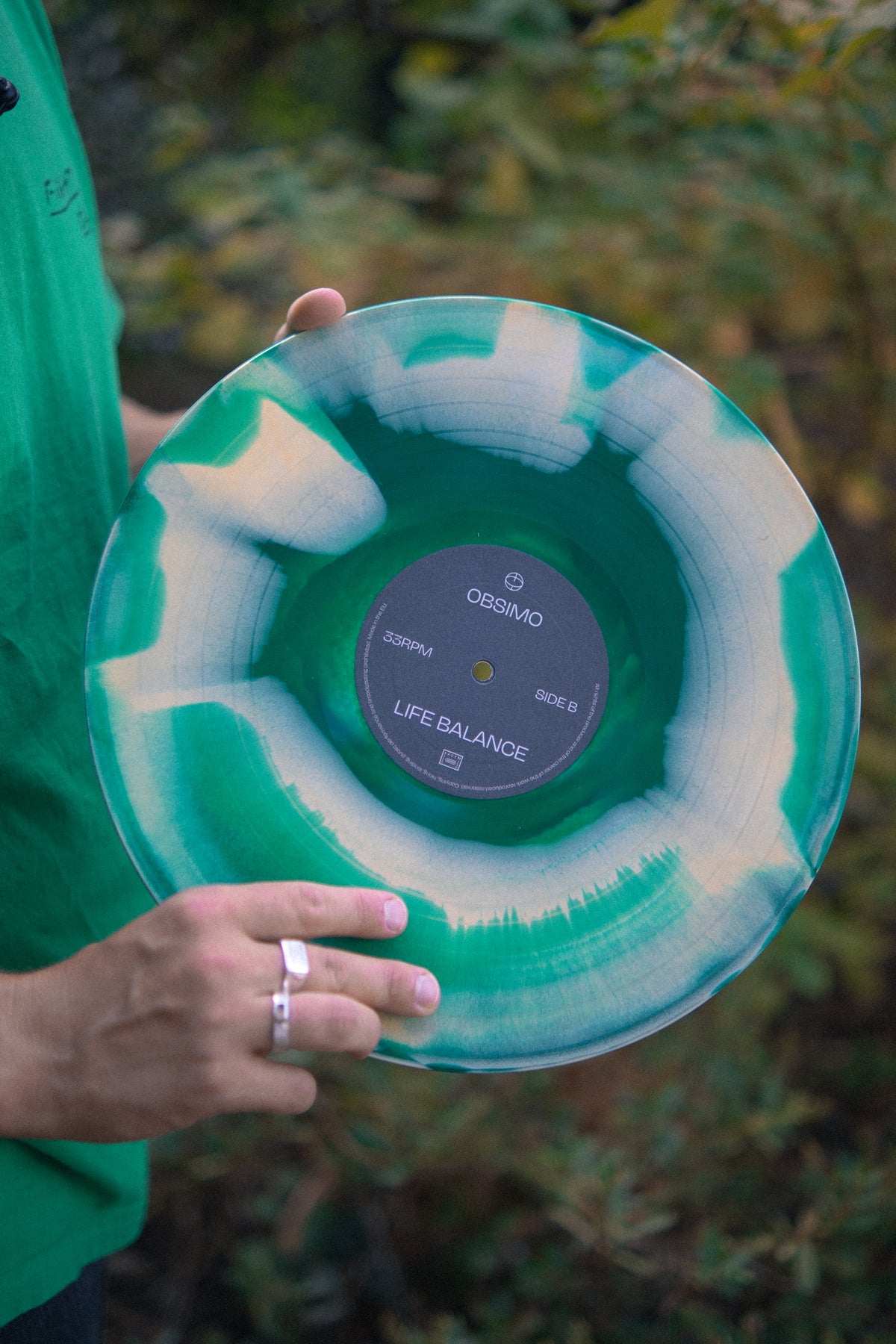 LIFE BALANCE (vinyl 33') [Green & White Swirl]