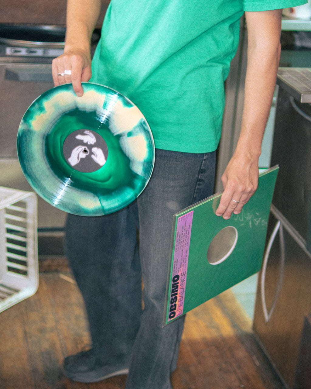 LIFE BALANCE (vinyl 33') [Green & White Swirl]